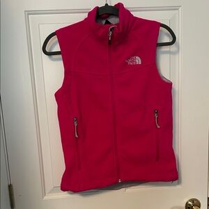 The North Face woman’s  Pink Fleece Vest